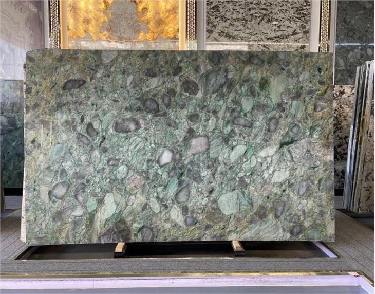 Pollock Green Granite polished slab