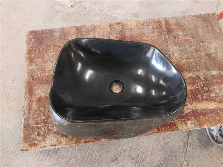 Black Marble Countertop Sink